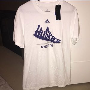 Adidas University of Washington husky T-shirt